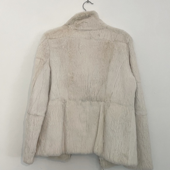 NWT ANDREW MARC Genuine Fur Jacket Coat, BRAND NEW, Women’s sz M - Picture 3 of 5